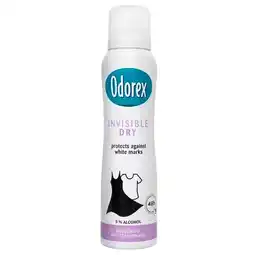 Trekpleister Odorex Invisible Dry Deodorant Antitranspirant Spray aanbieding