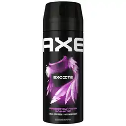 Trekpleister Axe Excite Deodorant & Bodyspray aanbieding