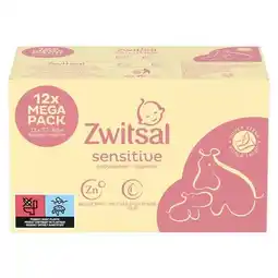 Trekpleister Zwitsal Sensitive Billendoekjes aanbieding