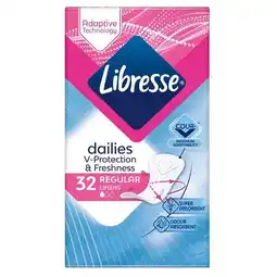 Trekpleister Libresse Normal Inlegkruisjes aanbieding