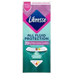 Trekpleister Libresse Dailies Extra Protection Extra Long Inlegkruisjes aanbieding