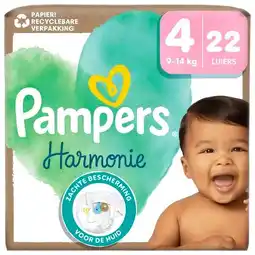 Trekpleister Pampers Harmonie Maat 4 Luiers aanbieding