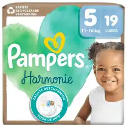 Trekpleister Pampers Harmonie Maat 5 Luiers aanbieding