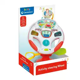 Kruidvat Baby Clementoni Activity Steering Wheel aanbieding