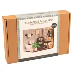Kruidvat Miniatuur Badkamer Bouwset aanbieding