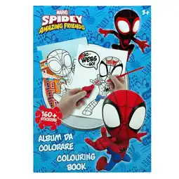 Kruidvat Marvel Spidey and his Amazing Friends Kleur- en Stickerboek aanbieding