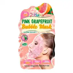 Trekpleister 7th Heaven Pink Grapefruit Bubble Sheet Mask aanbieding