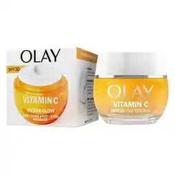 Trekpleister Olay Vitamine C Hydra Glow SPF30 Hydraterende Dagcrème aanbieding