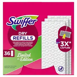 Trekpleister Swiffer Dry Stofvangende Vloerdoekjes aanbieding