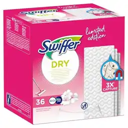 Trekpleister Swiffer Dry Stofvangende Vloerdoekjes aanbieding