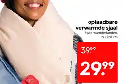 HEMA Oplaadbare verwarmde sjaal aanbieding