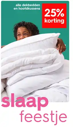 HEMA Alle dekbedden en hoofdkussens aanbieding