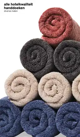 HEMA Alle hotelkwaliteit handdoeken aanbieding