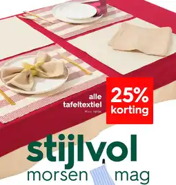 HEMA Alle tafeltextiel aanbieding