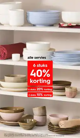 HEMA Alle servies aanbieding