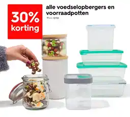 HEMA Alle voedselopbergers en voorraadpotten aanbieding