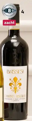 HEMA Bassesi chianti riserva aanbieding