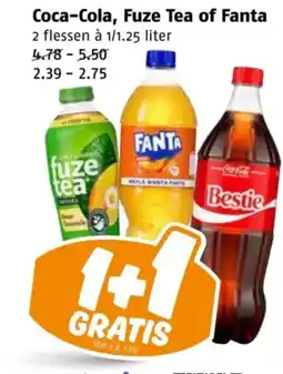 Poiesz Coca-Cola, Fuze Tea of Fanta aanbieding