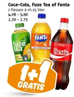 Poiesz Coca-Cola, Fuze Tea of Fanta aanbieding