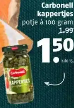 Poiesz Carbonell kappertjes aanbieding