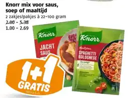 Poiesz Knorr mix voor saus, soep of maaltijd aanbieding