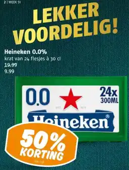 Poiesz Heineken 0.0% aanbieding