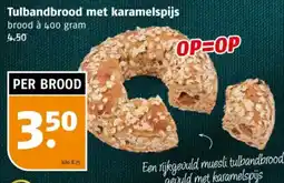 Poiesz Tulbandbrood met karamelspijs aanbieding