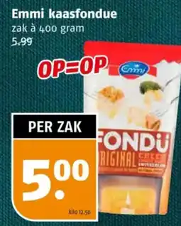 Poiesz Emmi kaasfondue aanbieding
