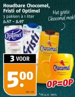Poiesz Houdbare Chocomel, Fristi of Optimel aanbieding