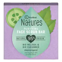 Kruidvat Kruidvat Natures Purifying Face Scrub Bar aanbieding