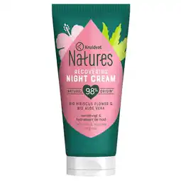 Kruidvat Kruidvat Natures Recovering Night Cream aanbieding