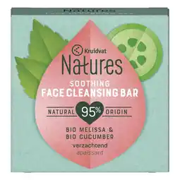 Kruidvat Kruidvat Natures Face Cleansing Bar aanbieding