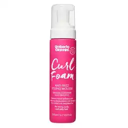 Kruidvat Umberto Giannini Mousse Curl Foam Anti-Frizz aanbieding