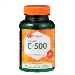 Kruidvat Kruidvat Vitamine C-500 Tabletten aanbieding