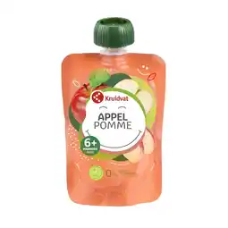 Kruidvat Kruidvat 6+M Bio Appel Knijpzakje aanbieding
