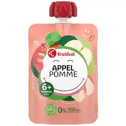 Kruidvat Kruidvat 6+M Bio Appel Knijpzakje aanbieding