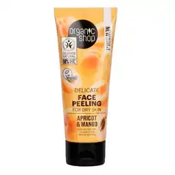 Trekpleister Organic Shop Apricot & Mango Delicate Face Peeling aanbieding