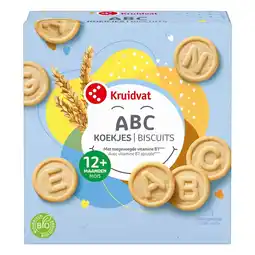 Kruidvat Kruidvat 12+M Bio ABC Koekjes aanbieding