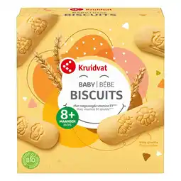 Kruidvat Kruidvat 8+M Bio Babybiscuits aanbieding