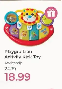 Prenatal Playgro Lion Activity Kick Toy aanbieding
