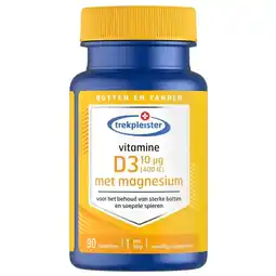 Trekpleister Trekpleister Vitamine D3 met Magnesium Tabletten aanbieding
