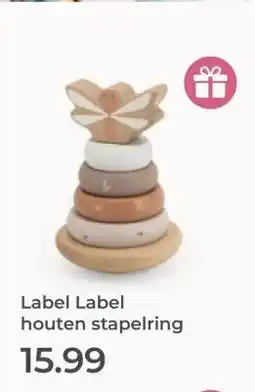 Prenatal Label Label houten stapelring aanbieding