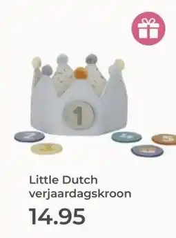 Prenatal Little Dutch verjaardagskroon aanbieding