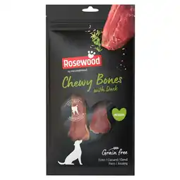 Kruidvat Rosewood Medium Kauwkluiven met Eend Hondensnacks aanbieding