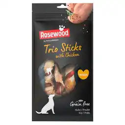 Kruidvat Rosewood Medium Trio Sticks Hondensnacks aanbieding