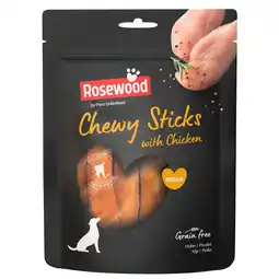 Kruidvat Rosewood Chewy Sticks met Kip Hondensnacks aanbieding