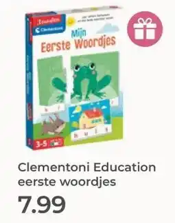 Prenatal Clementoni Education eerste woordjes aanbieding