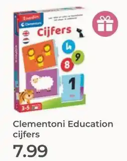 Prenatal Clementoni Education cijfers aanbieding