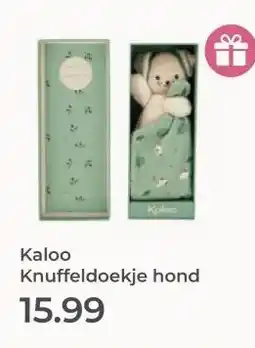 Prenatal Kaloo Knuffeldoekje hond aanbieding