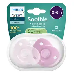 Kruidvat Philips Avent Soother 0-6M SCF099/27 Soothie Fopspeen aanbieding